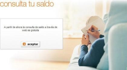 Consulta tu saldo gratis, en la web de Orange