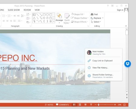 Dropbox habilita la colaboración en tiempo real mediante Microsoft Office en sus cuentas Business