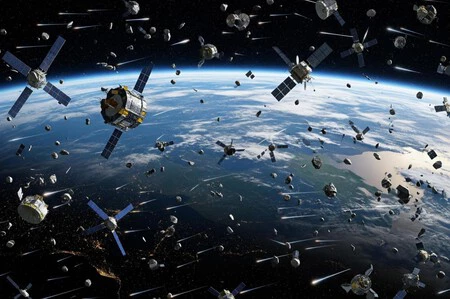 Basura espacial y colisiones de satélites LEO