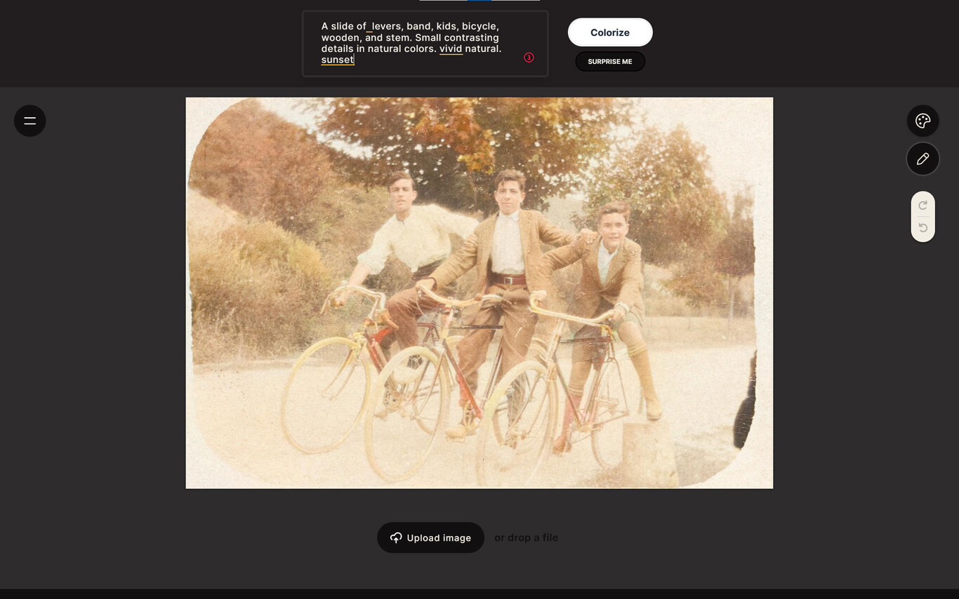 Esta web para colorear fotografías demuestra que la IA juega en otro