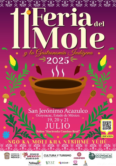 Enchiladas de mole y otros placeres culinarios en este festival en el Edomex para este mes de julio