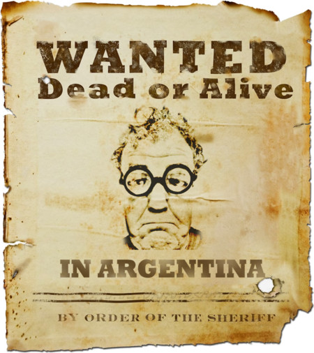 ¡Cuidado, Jeremy Clarkson! Argentina te busca de nuevo y podrías acabar en la cárcel, o eso dicen