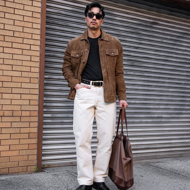Ni La Cazadora Vaquera Ni La Bomber Este Otono Los Hombres Mejor Vestidos Apuestan Por Algunas De Estas Chaquetas De Ante