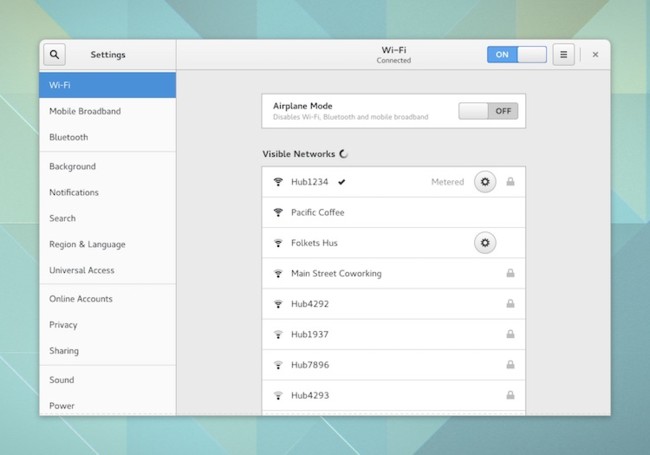 New Gnome Settings Design