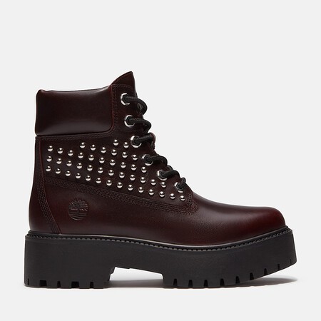 Stone Street Platform 6inch Boot For Women In Burgundy Tbl Hero