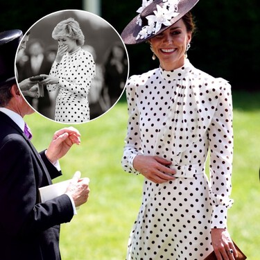 Zara se inspira en la princesa Diana y Kate Middleton para crear el conjunto estampado de lunares pura tendencia en la primavera 2026 