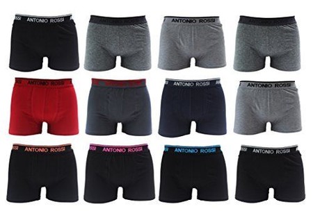 Pack de 12 Calzoncillos Hipster por sólo 29,99 euros (2,50 euros la unidad) y gastos de envío gratuitos en Amazon