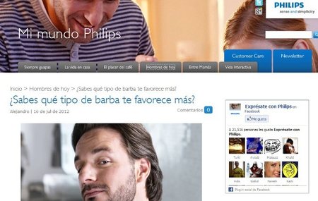 Mi Mundo Philips, para los hombres de hoy
