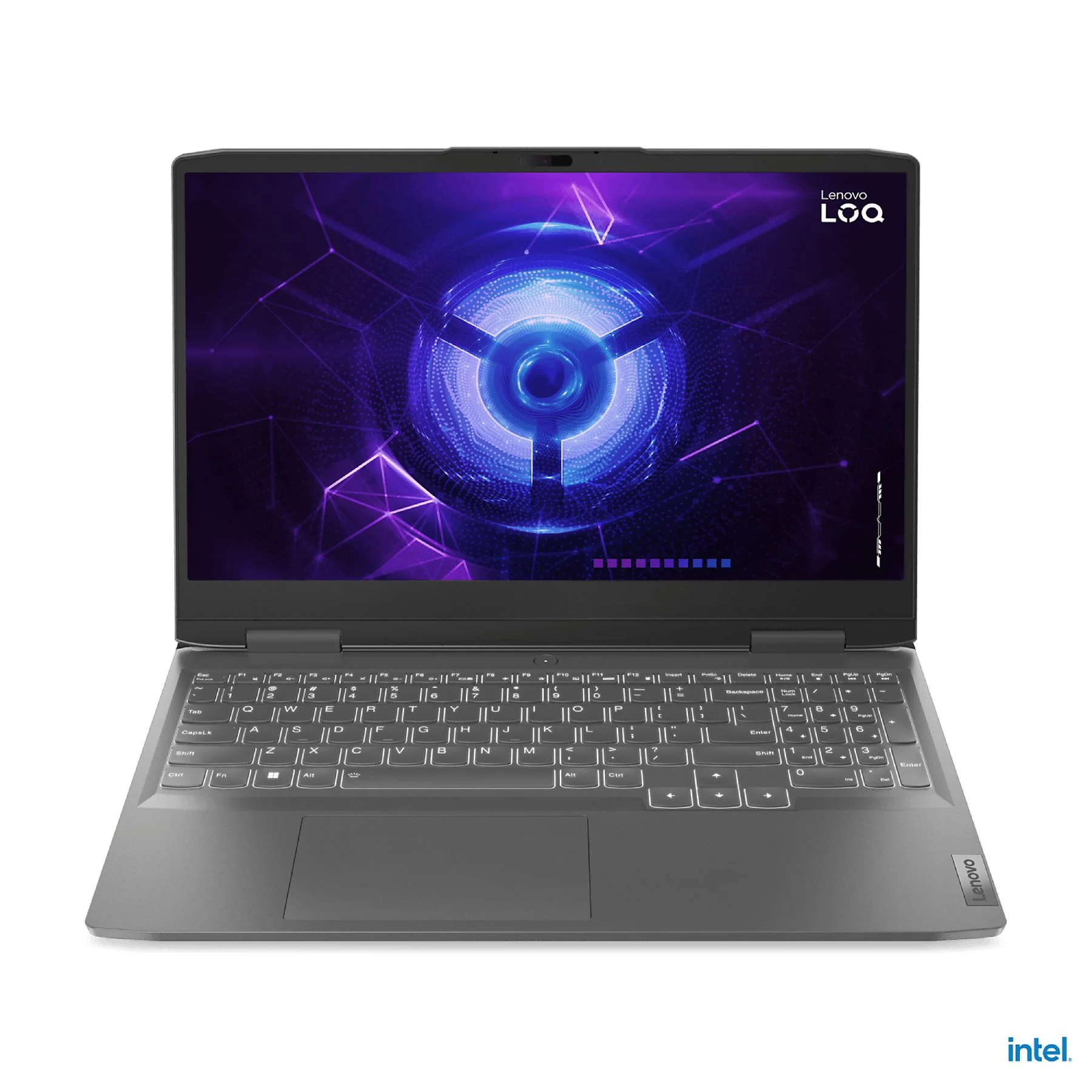 Portátil gaming - Lenovo LOQ 15IRH8, 15.6" FHD, Intel® Core™ i5-12450H, 16GB RAM, 512GB SSD, GeForce RTX™ 4050, Sin sistema operativo
