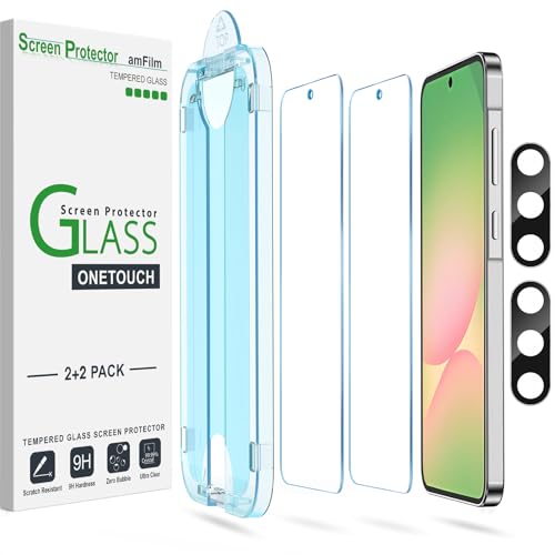 Paquete de dos micas de cristal templado para Samsung Galaxy A56