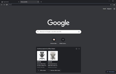 Google experimenta con la opción de mostrar anuncios de Google Shopping en la página de 'Nueva pestaña' de Chrome