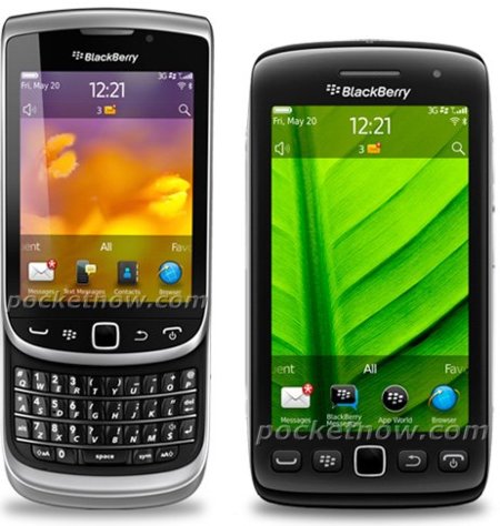 Primera imágenes oficiales de los BlackBerry 9810 Torch 2 y 9860 Touch