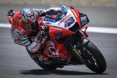 Jack Miller manda un aviso en la lluvia de Le Mans dominando los entrenamientos de MotoGP