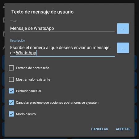 不明な Whatsapp メッセージ