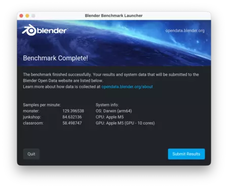 Blender Benchmark