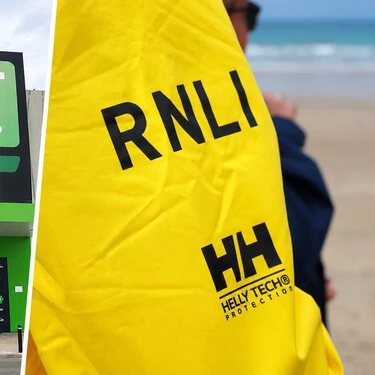 Escaparate Outlet Y Chaqueta Amarilla Rnli