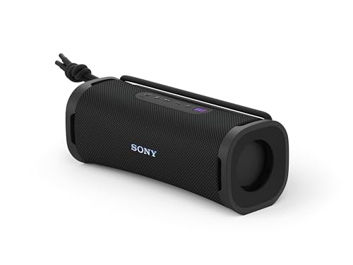 Sony ULT Field 1 Altavoz inalámbrico Bluetooth portátil con ULT Power Sound, Ultimate Deep Bass, IP67, Resistente a los Golpes, 12H de batería, Llamadas nítidas, Negro