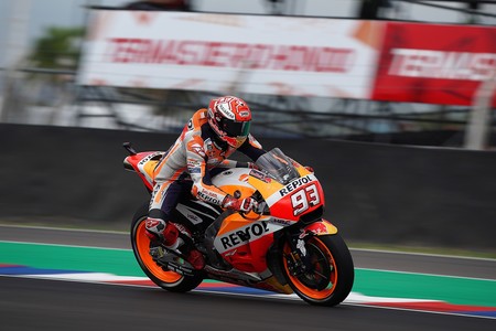 Marc Márquez: "Si hubiese hecho otra cosa hubiese chocado con Maverick"