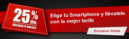 Vodafone aprieta a la competencia con un 25% de descuento en cuotas durante seis meses