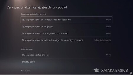 Privacidad Usuarios