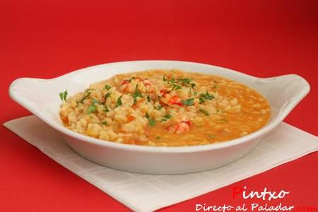 Arroz caldoso de carabineros. Receta
