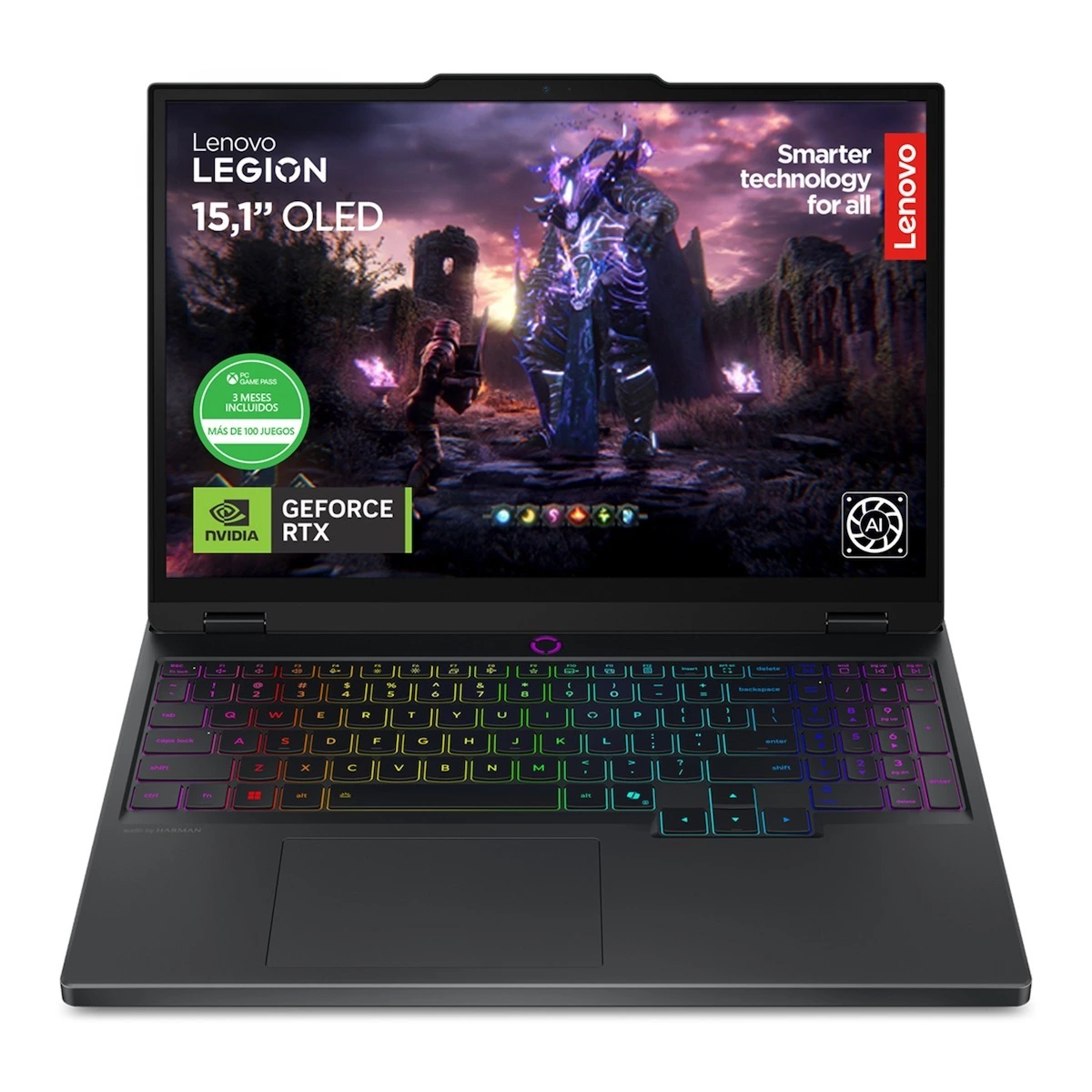 Portátil Gaming Lenovo Legion 5 15IRX10, i7-14700HX, 32GB, 1TB SSD, GeForce RTX 5060 8GB, 15,1", W11