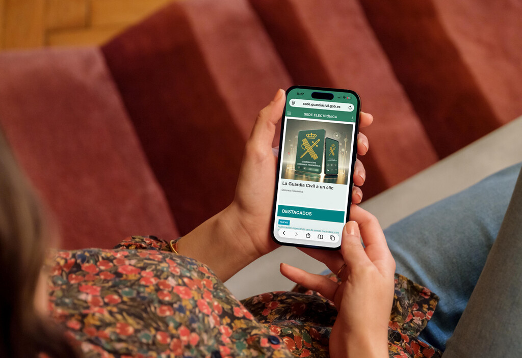 Presentar una denuncia en la Guardia Civil desde el móvil es posible. Y sólo tardas unos minutos en hacerlo