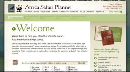 "Africa Safari Planner": Diseña tus Safaris personalizados