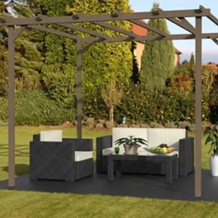 Pérgola de madera 