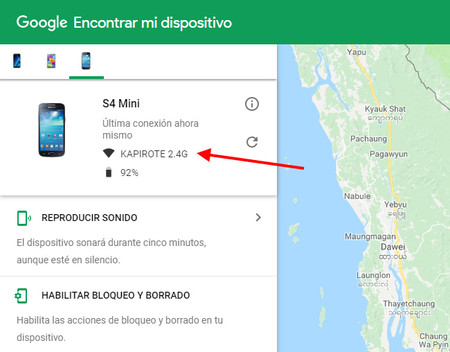 como encontrar un celular por GPS desde Google Encontrar mi dispositivo