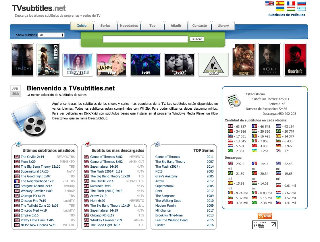 Descargar subtítulos las mejores webs para conseguirlos en español e