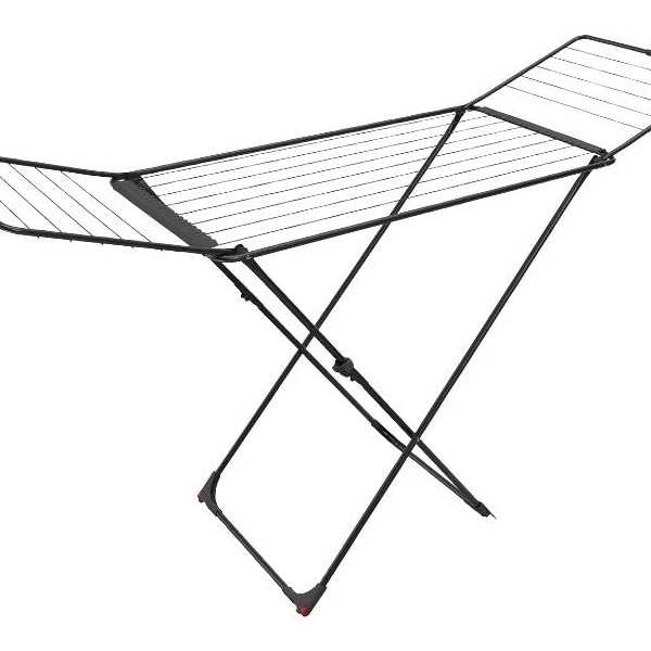 Vileda Tendedero Universal Patas en X, 18 m, Ruedas, Alas Plegables
