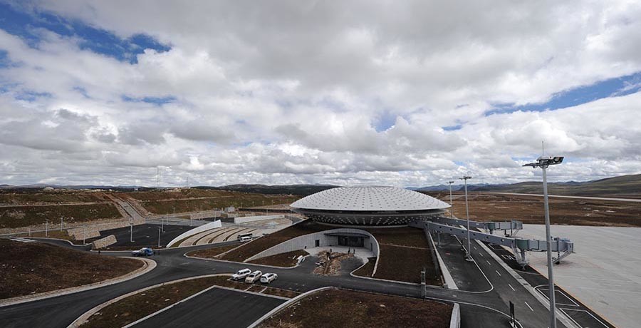 ¿Dónde está el aeropuerto situado a mayor altitud del mundo? 