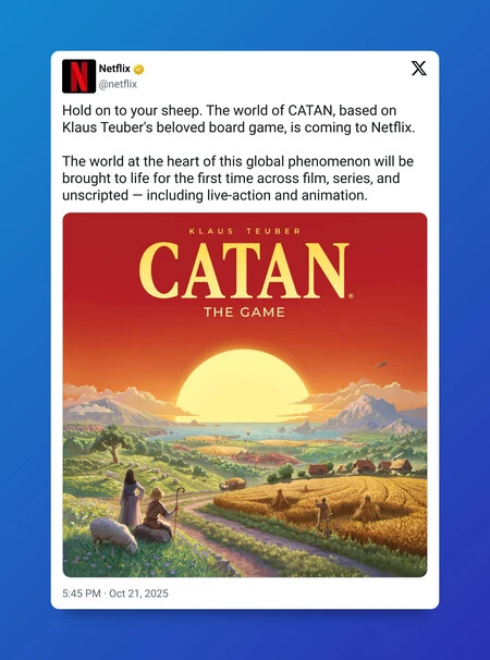Catan Netflix