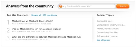 Respuestas desde la Comunidad: la nueva sección de la Apple Store online