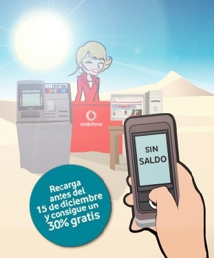 Vodafone regala un 30% de saldo con un nuevo método de recarga