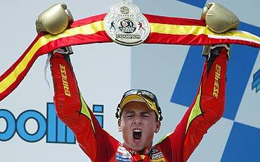 Jorge Lorenzo, bicampeón del mundo de 250cc