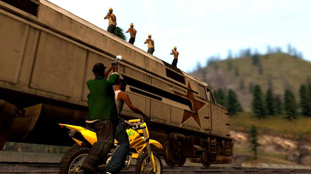 Un jugador de GTA San Andreas superó la misión de la Sánchez y el tren de la forma más original y enrevesada posible Un jugador de GTA San Andreas superó la misión de la Sánchez y el tren de la forma más original y enrevesada posible