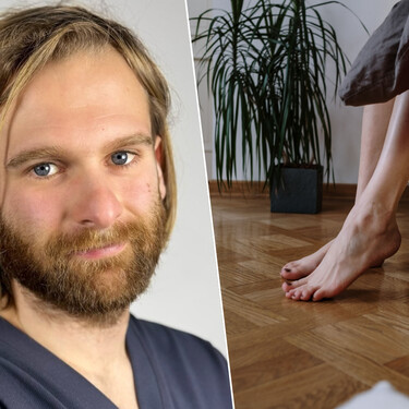 Manu Vidal, podólogo: “Caminar descalzo en casa es uno de los mejores hábitos para la salud de los pies”