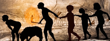 Há 14.400 anos, cinco pessoas e um cachorro atravessaram uma caverna sem tochas, mas com galhos de pinheiro 