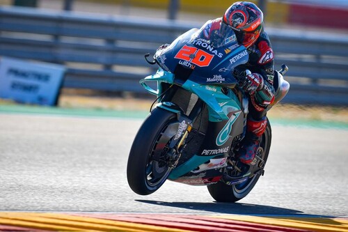 ¡Diabólico! Fabio Quartararo se sobrepone a una brutal caída en MotorLand para hacer otra pole position