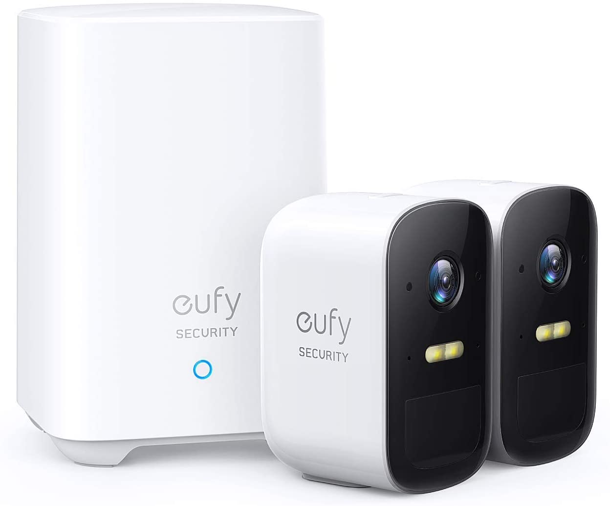 Sistema de Cámara de Vigilancia Inalámbrica eufy Security eufyCam 2C, Cámara de Seguridad, 180 días Autonomía de la Batería, HD 1080p, Resistencia al Agua IPX65, Visión Nocturna, Compatible con Alexa