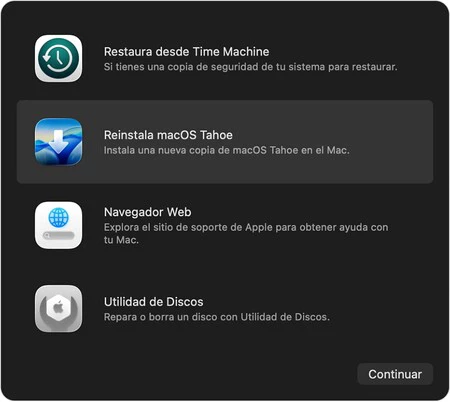 Reinstalar Macos