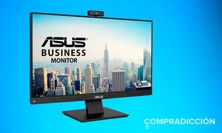 El monitor ideal para teletrabajar y hacer videoconferencias es el ASUS BE24EQK y en Amazon lo tienes más barato