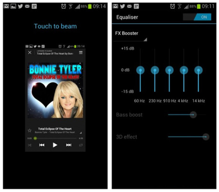 Spotify para Android se actualiza con soporte NFC y efectos de sonido