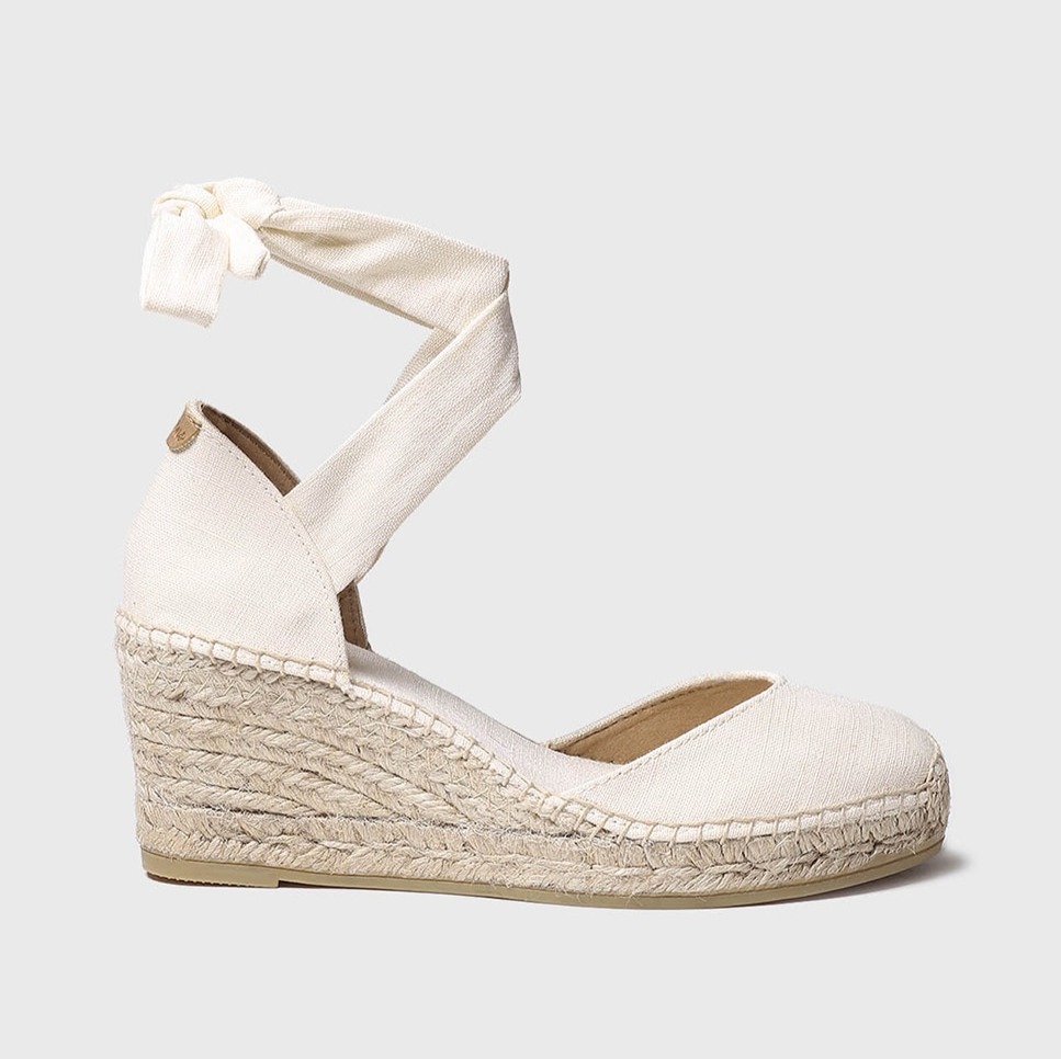 Toni Pons
Alpargatas de cuña de mujer de tejido atada al tobillo