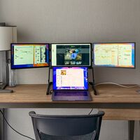 Tres pantallas externas en la mochila: mi experiencia real con el Aura Triple Aero 15,6" Pro Max 