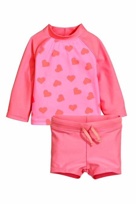 Banador Rosa Upf Hym Bebe