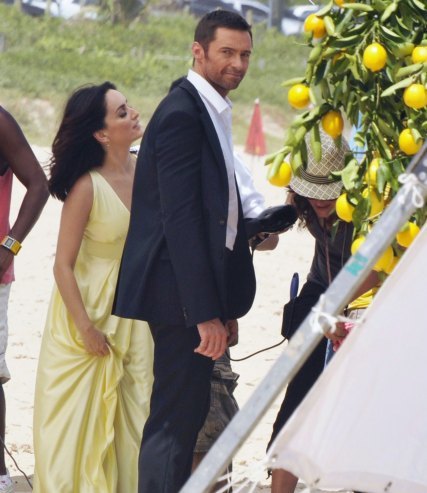 Hugh Jackman, té helado, playa y familia en Brasil