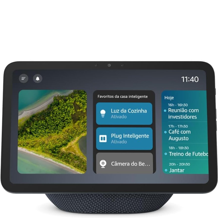 Amazon Echo Show 8 (Geração mais recente) - Com novo design, tela vibrante HD de 8,7", áudio espacial e Alexa, Cor Grafite, com Acesso Antecipado à Alexa+
